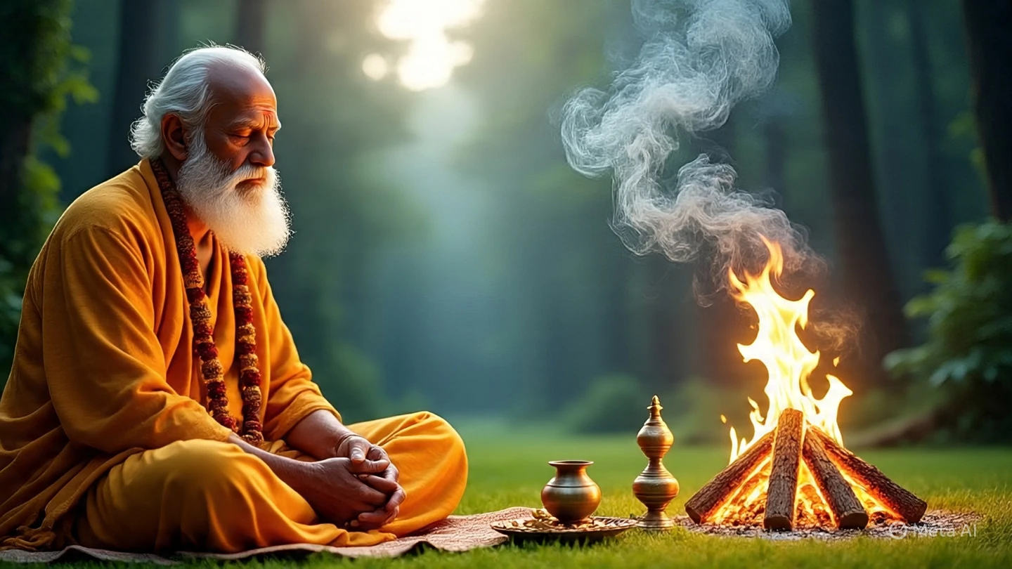 Vedic ritual atmosphere for BNN consultation